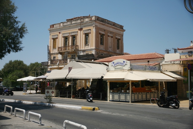 Aegina Island - Old mansions, tavernas, cafes and bars